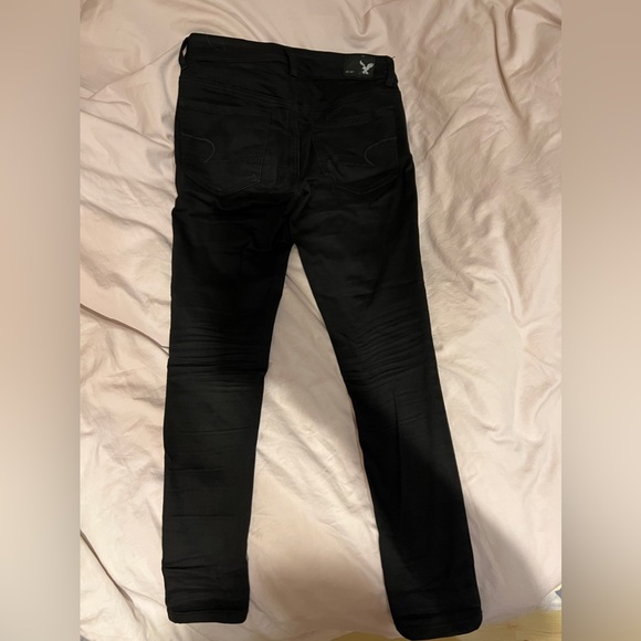 American Eagle black jean size 6 short - Picture 5 of 6